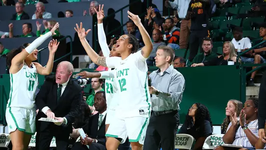 UNT WBB Destinee McDowell Celebration