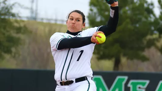 Hope Trautwein delivers a pitch