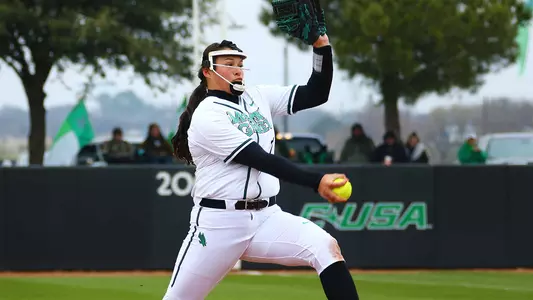 Hope Trautwein delivers a pitch