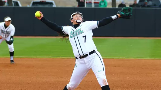 Hope Trautwein delivers a pitch