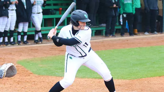 North Texas' Nicole Ochotnicki at bat