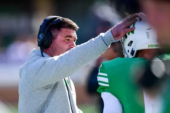 DENTON TX - November 2nd: - UTEP Miners vs North Texas Mean Green Football at Apogee Stadium in Denton, Texas. (Photo Credit):
Mean Green Sports/Manny Flores