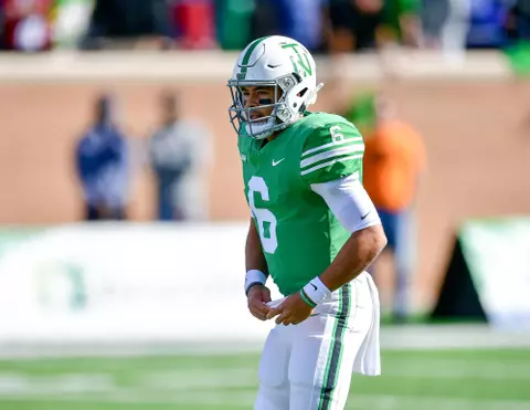 DENTON TX - November 2nd: - UTEP Miners vs North Texas Mean Green Football at Apogee Stadium in Denton, Texas. (Photo Credit):
Mean Green Sports/Manny Flores