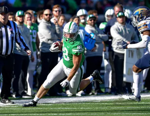 DENTON TX - November 2nd: - UTEP Miners vs North Texas Mean Green Football at Apogee Stadium in Denton, Texas. (Photo Credit):
Mean Green Sports/Manny Flores