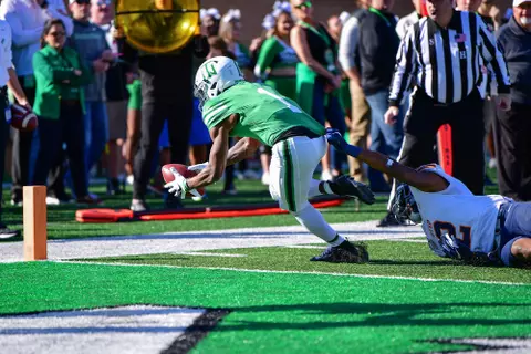 DENTON TX - November 2nd: - UTEP Miners vs North Texas Mean Green Football at Apogee Stadium in Denton, Texas. (Photo Credit):
Mean Green Sports/Manny Flores