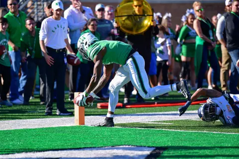 DENTON TX - November 2nd: - UTEP Miners vs North Texas Mean Green Football at Apogee Stadium in Denton, Texas. (Photo Credit):
Mean Green Sports/Manny Flores