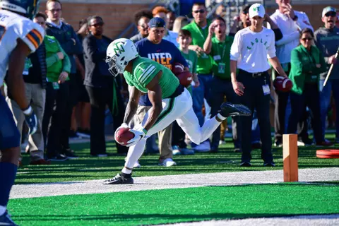 DENTON TX - November 2nd: - UTEP Miners vs North Texas Mean Green Football at Apogee Stadium in Denton, Texas. (Photo Credit):
Mean Green Sports/Manny Flores