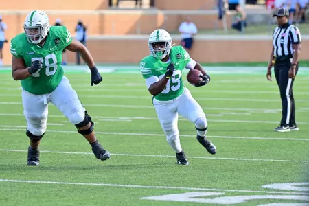 Denton, TX - October 23rd, 2021:  Liberty Flames vs North Texas Mean Green at Apogee Stadium in Denton, Texas.  (Photo by Manny Flores)