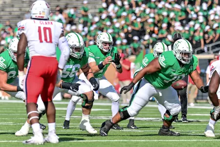 Denton, TX - October 23rd, 2021:  Liberty Flames vs North Texas Mean Green at Apogee Stadium in Denton, Texas.  (Photo by Manny Flores)