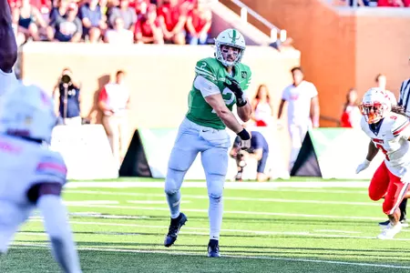 Denton, TX - October 23rd, 2021:  Liberty Flames vs North Texas Mean Green at Apogee Stadium in Denton, Texas.  (Photo by Manny Flores)