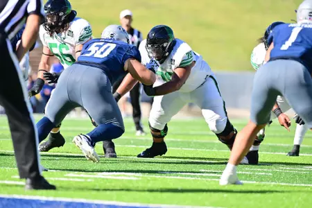 Houston, TX - October 30th, 2021:  
North Texas Mean Green vs Rice Owls at Rice Stadium in Houston, Texas.  (Photo by Manny Flores)