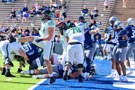 Houston, TX - October 30th, 2021:
North Texas Mean Green vs Rice Owls at Rice Stadium in Houston, Texas. (Photo by Manny Flores)