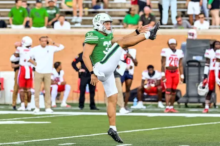 Denton, TX - October 23rd, 2021: Liberty Flames vs North Texas Mean Green at Apogee Stadium in Denton, Texas. (Photo by Manny Flores)