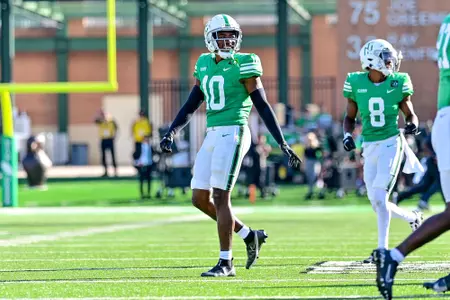 Denton, TX - October 23rd, 2021:  Liberty Flames vs North Texas Mean Green at Apogee Stadium in Denton, Texas.  (Photo by Manny Flores)