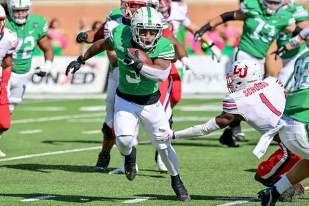 Denton, TX - October 23rd, 2021: Liberty Flames vs North Texas Mean Green at Apogee Stadium in Denton, Texas. (Photo by Manny Flores)