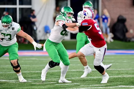Ruston, La. September 25th, 2021: - NCAA football game between North Texas Mean Green vs Louisiana Tech Bulldogs at Joe Aillet Stadium in Ruston, La.
(Photo Credit):
Mean Green Sports/Manny Flores