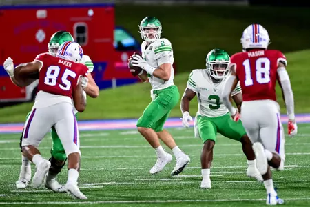 Ruston, La.  September 25th, 2021:  - NCAA football game between North Texas Mean Green vs Louisiana Tech Bulldogs at Joe Aillet Stadium in Ruston, La.
(Photo Credit):
Mean Green Sports/Manny Flores