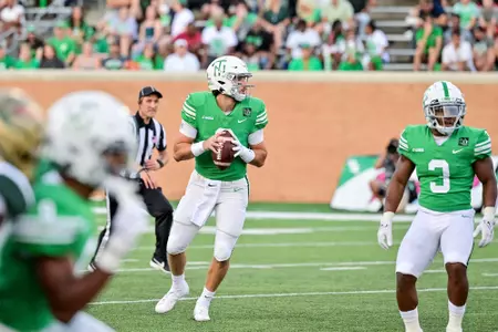 Denton TX - September 18th, 2021:  
UAB Blazers vs North Texas Mean Green at Apogee Stadium in Denton, Texas.  (Photo by Manny Flores)
