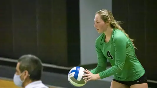 Sophia Hagstrom serves vs USM