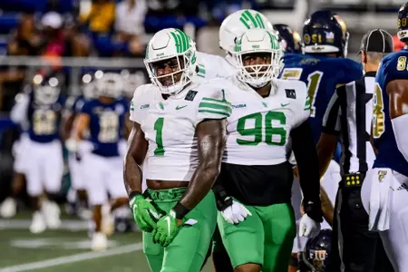Miami, FL - November 20th, 2021:
North Texas Mean Green @ Florida International University at Riccardo Silva Stadium in Miami, FL. (Photo by Manny Flores)