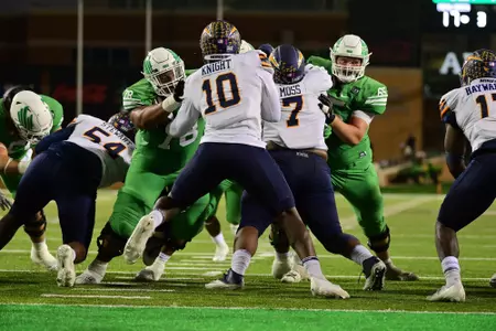 Denton, TX - November 13th, 2021:
UTEP Miners vs North Texas Mean Green at Apogee Stadium in Denton, Texas. (Photo by Manny Flores)