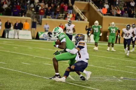 Denton, TX - November 13th, 2021:
UTEP Miners vs North Texas Mean Green at Apogee Stadium in Denton, Texas. (Photo by Manny Flores)