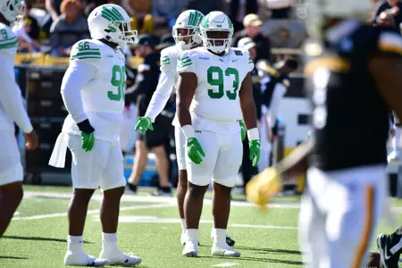 Hattiesburg, MS - November 6th, 2021:  North Texas Mean Green at M. M. Roberts Stadium in Hattiesburg, Mississippi.  (Photo by Manny Flores)