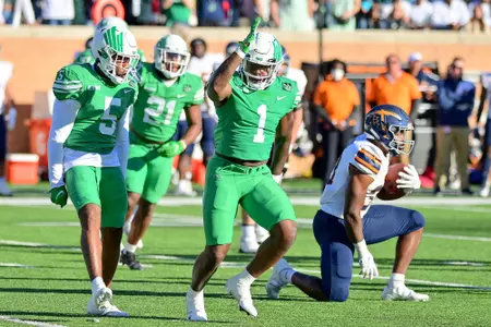 Denton, TX - November 13th, 2021:
UTEP Miners vs North Texas Mean Green at Apogee Stadium in Denton, Texas. (Photo by Manny Flores)