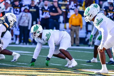 Hattiesburg, MS - November 6th, 2021: North Texas Mean Green at M. M. Roberts Stadium in Hattiesburg, Mississippi. (Photo by Manny Flores)