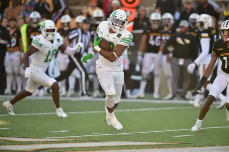 Hattiesburg, MS - November 6th, 2021:  North Texas Mean Green at M. M. Roberts Stadium in Hattiesburg, Mississippi.  (Photo by Manny Flores)