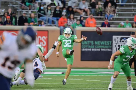 Denton, TX - November 13th, 2021:
UTEP Miners vs North Texas Mean Green at Apogee Stadium in Denton, Texas. (Photo by Manny Flores)