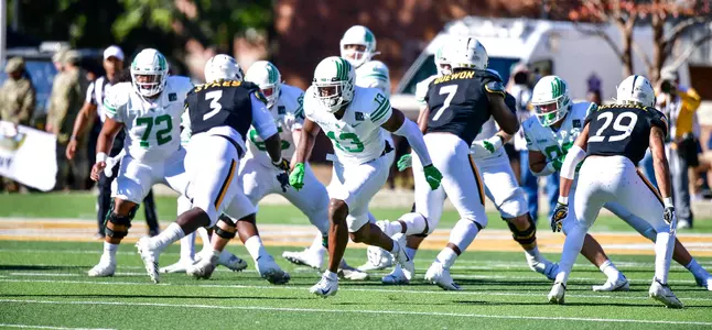 Hattiesburg, MS - November 6th, 2021:
North Texas Mean Green at M. M. Roberts Stadium in Hattiesburg, Mississippi. (Photo by Manny Flores)