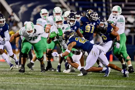 Miami, FL - November 20th, 2021:  
North Texas Mean Green @ Florida International University at Riccardo Silva Stadium in Miami, FL. (Photo by Manny Flores)