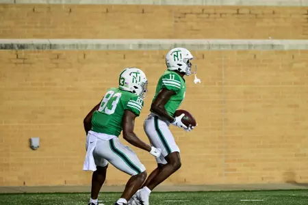 Denton TX - September 18th, 2021:
UAB Blazers vs North Texas Mean Green at Apogee Stadium in Denton, Texas. (Photo by Manny Flores)