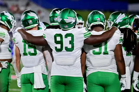 Ruston, La.  September 25th, 2021:  - NCAA football game between North Texas Mean Green vs Louisiana Tech Bulldogs at Joe Aillet Stadium in Ruston, La.
(Photo Credit):
Mean Green Sports/Manny Flores