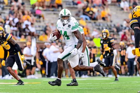 Columbia, MO. - October 9th, 2021:
North Texas Mean Green vs Missouri Tigers at Faurot Field Stadium in Columbia, Missouri. (Photo by Manny Flores)