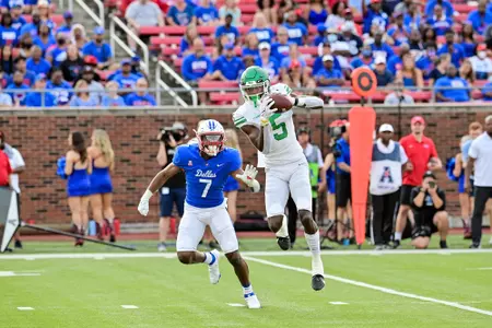 Dallas, TX - September 11th, 2021:
North Texas Mean Green vs SMU Mustangs at Gerald J. Ford Stadium in Dallas, Texas. (Photo by Manny Flores)