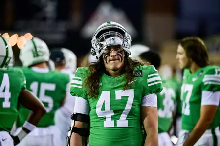 Denton TX - September 18th, 2021:
UAB Blazers vs North Texas Mean Green at Apogee Stadium in Denton, Texas. (Photo by Manny Flores)