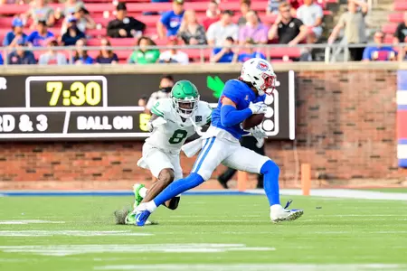 Dallas, TX - September 11th, 2021:
North Texas Mean Green vs SMU Mustangs at Gerald J. Ford Stadium in Dallas, Texas. (Photo by Manny Flores)