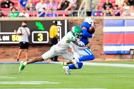 Dallas, TX - September 11th, 2021:
North Texas Mean Green vs SMU Mustangs at Gerald J. Ford Stadium in Dallas, Texas. (Photo by Manny Flores)