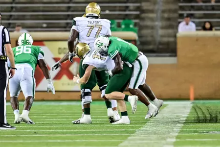 Denton TX - September 18th, 2021:
UAB Blazers vs North Texas Mean Green at Apogee Stadium in Denton, Texas. (Photo by Manny Flores)