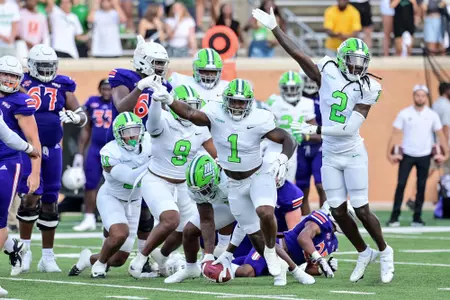 DENTON, TX - September 4th:
Northwestern State Demons vs North Texas Mean Green Football at Apogee Stadium in Denton, Texas. (Photo by Manny Flores)
