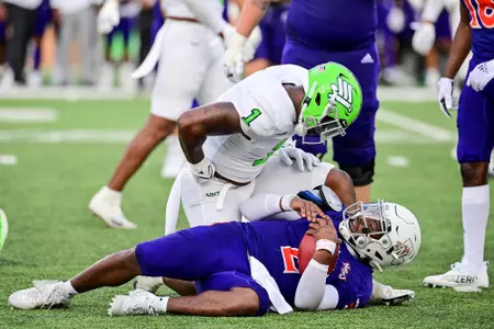 DENTON, TX - September 4th:
Northwestern State Demons vs North Texas Mean Green Football at Apogee Stadium in Denton, Texas. (Photo by Manny Flores)