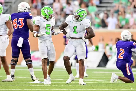 DENTON, TX - September 4th:
Northwestern State Demons vs North Texas Mean Green Football at Apogee Stadium in Denton, Texas. (Photo by Manny Flores)