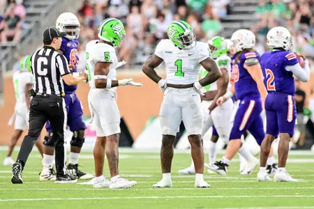 DENTON, TX - September 4th:
Northwestern State Demons vs North Texas Mean Green Football at Apogee Stadium in Denton, Texas. (Photo by Manny Flores)