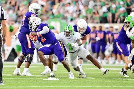 DENTON, TX - September 4th:
Northwestern State Demons vs North Texas Mean Green Football at Apogee Stadium in Denton, Texas. (Photo by Manny Flores)