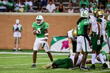Denton TX - September 18th, 2021:  
UAB Blazers vs North Texas Mean Green at Apogee Stadium in Denton, Texas.  (Photo by Manny Flores)