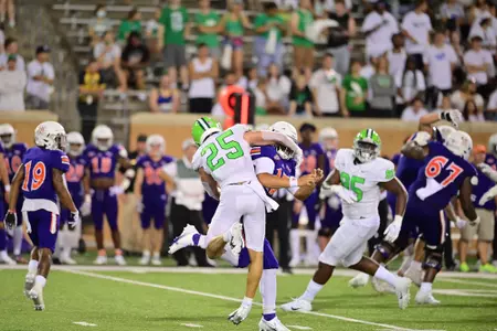 DENTON, TX - September 4th: Northwestern State Demons vs North Texas Mean Green Football at Apogee Stadium in Denton, Texas. (Photo by Manny Flores)
