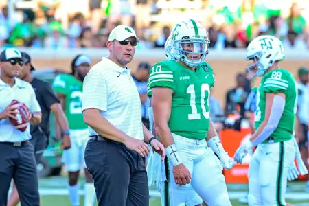 Denton TX - September 18th, 2021:
UAB Blazers vs North Texas Mean Green at Apogee Stadium in Denton, Texas. (Photo by Manny Flores)
