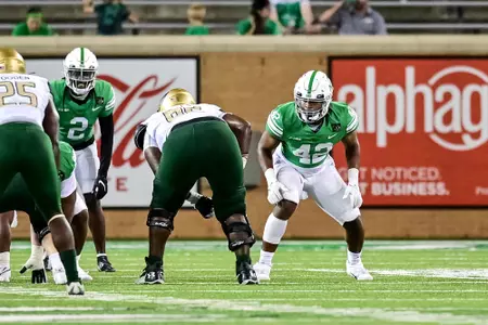 Denton TX - September 18th, 2021:
UAB Blazers vs North Texas Mean Green at Apogee Stadium in Denton, Texas. (Photo by Manny Flores)